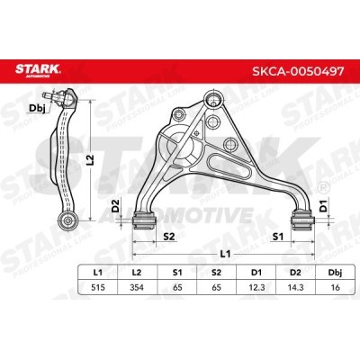 Control Arm Stark SKCA-0050497 SKCA-0050497 - photo 3