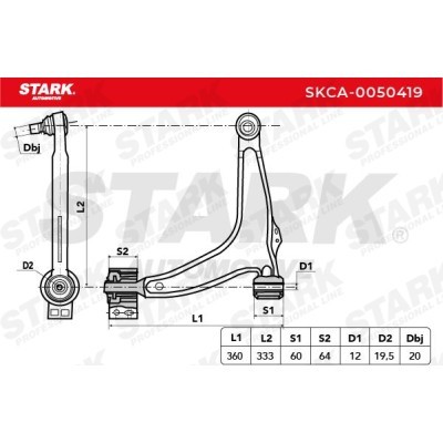 Control Arm Stark SKCA-0050419 SKCA-0050419 - photo 4