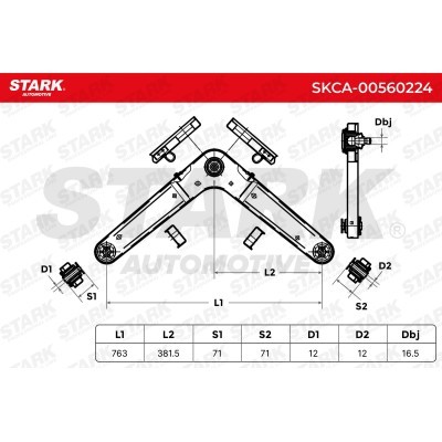 Control Arm Stark SKCA-00560224 SKCA-00560224 - photo 3