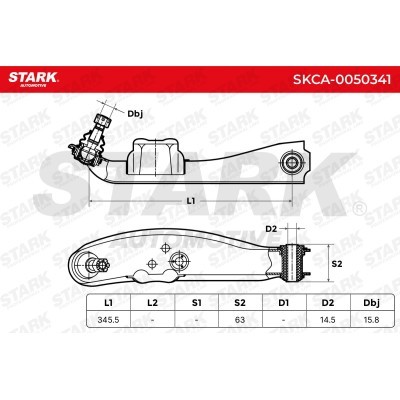 Control Arm Stark SKCA-0050341 SKCA-0050341 - photo 2