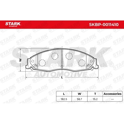 Brake Pads Set Stark SKBP-0011410 SKBP-0011410 - photo 4