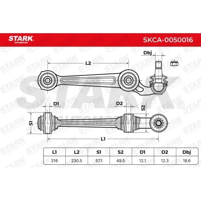 Control Arm Stark SKCA-0050016 SKCA-0050016 - photo 4