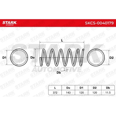 Suspension Spring Stark SKCS-0040179 SKCS-0040179 - photo 6