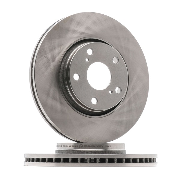 Brake Disc RIDEX 82B0296 82B0296 - photo 1