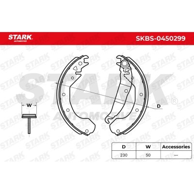 Brake Pads Set Stark SKBS-0450299 SKBS-0450299 - photo 5