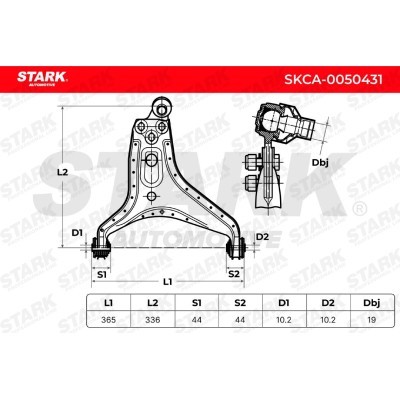 Control Arm Stark SKCA-0050431 SKCA-0050431 - photo 3