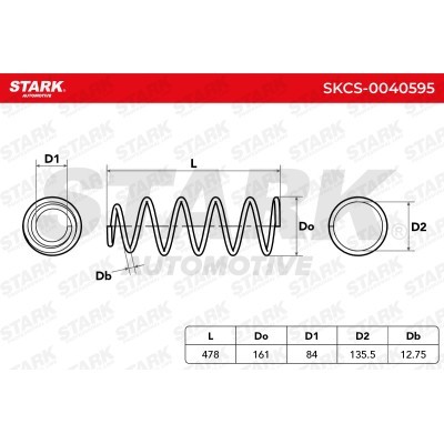 Suspension Spring Stark SKCS-0040595 SKCS-0040595 - photo 6