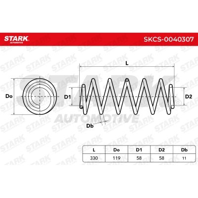 Suspension Spring Stark SKCS-0040307 SKCS-0040307 - photo 6