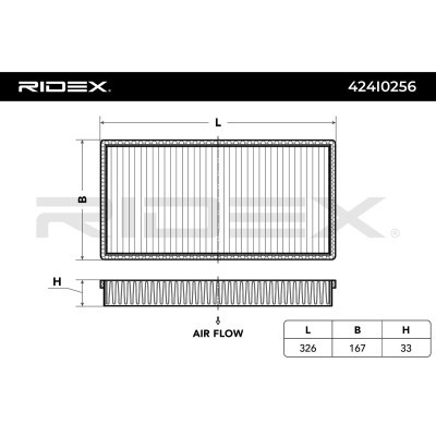 Cabin Air Filter RIDEX 424I0256 424I0256 - photo 3