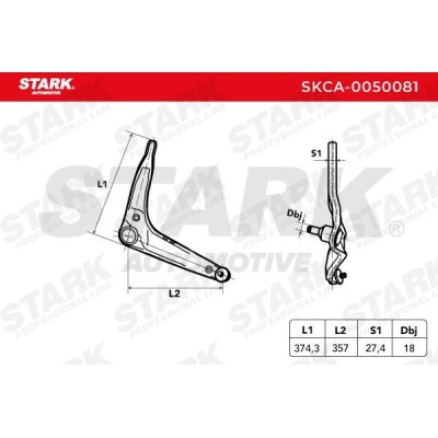 Control Arm Stark SKCA-0050081 SKCA-0050081 - photo 2