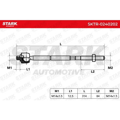 Tie Rod Assembly Stark SKTR-0240202 SKTR-0240202 - photo 6