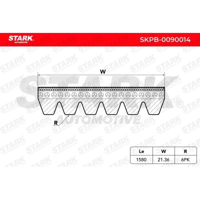V-Belt Stark SKPB-0090014 SKPB-0090014 - photo 5