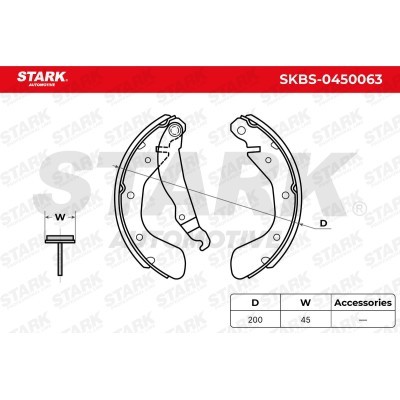 Brake Pads Set Stark SKBS-0450063 SKBS-0450063 - photo 4