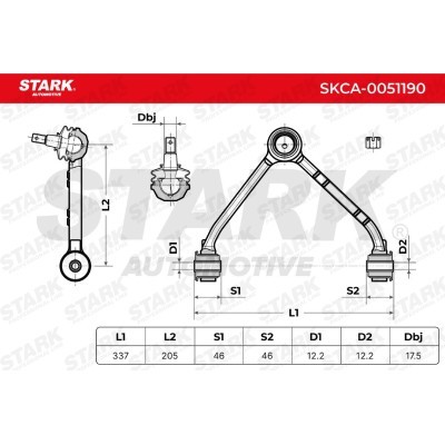 Control Arm Stark SKCA-0051190 SKCA-0051190 - photo 6