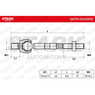 Tie Rod Assembly Stark SKTR-0240010 SKTR-0240010 - photo 5