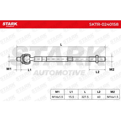 Tie Rod Assembly Stark SKTR-0240158 SKTR-0240158 - photo 5