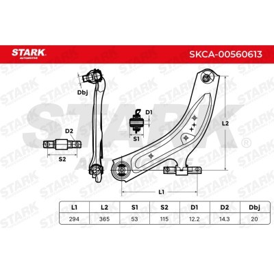 Control Arm Stark SKCA-00560613 SKCA-00560613 - photo 3