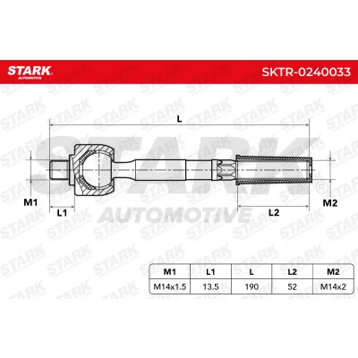 Tie Rod Assembly Stark SKTR-0240033 SKTR-0240033 - photo 4