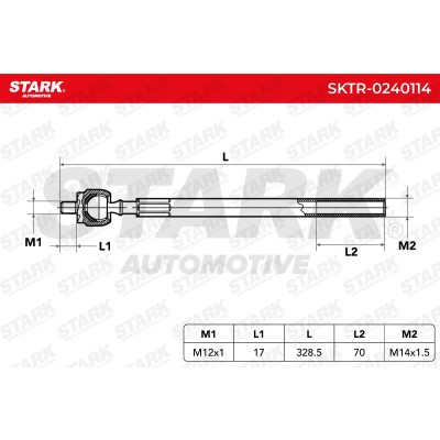Tie Rod Assembly Stark SKTR-0240114 SKTR-0240114 - photo 8