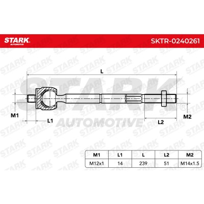 Tie Rod Assembly Stark SKTR-0240261 SKTR-0240261 - photo 5