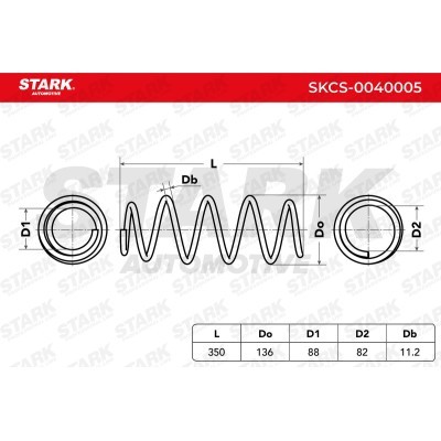 Suspension Spring Stark SKCS-0040005 SKCS-0040005 - photo 5