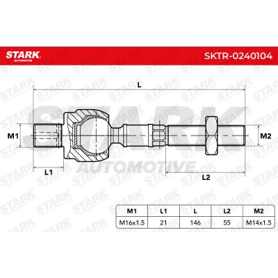 Tie Rod Assembly Stark SKTR-0240104 SKTR-0240104 - photo 5