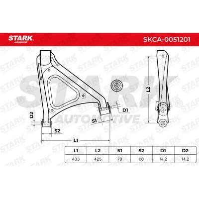 Control Arm Stark SKCA-0051201 SKCA-0051201 - photo 6
