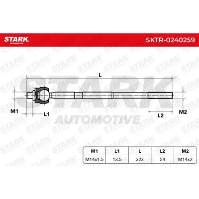 Tie Rod Assembly Stark SKTR-0240259 SKTR-0240259 - photo 6