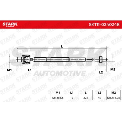 Tie Rod Assembly Stark SKTR-0240248 SKTR-0240248 - photo 5