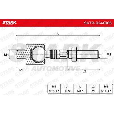 Tie Rod Assembly Stark SKTR-0240105 SKTR-0240105 - photo 5