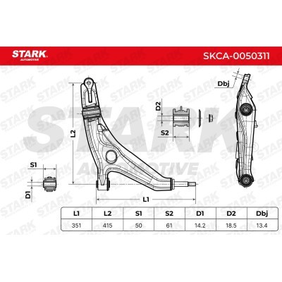 Control Arm Stark SKCA-0050311 SKCA-0050311 - photo 3