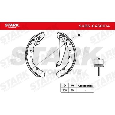 Brake Pads Set Stark SKBS-0450014 SKBS-0450014 - photo 4