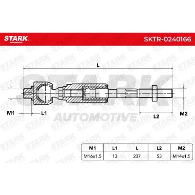 Tie Rod Assembly Stark SKTR-0240166 SKTR-0240166 - photo 7