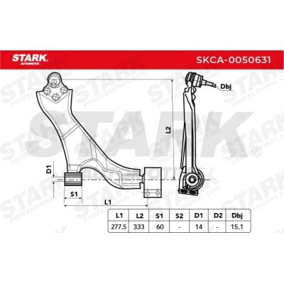 Control Arm Stark SKCA-0050631 SKCA-0050631 - photo 7