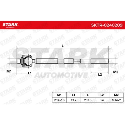 Tie Rod Assembly Stark SKTR-0240209 SKTR-0240209 - photo 6