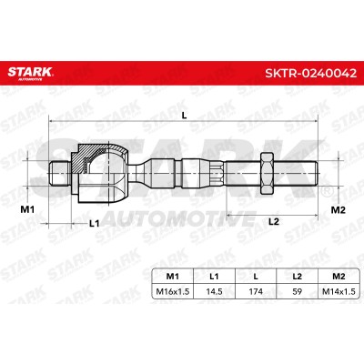 Tie Rod Assembly Stark SKTR-0240042 SKTR-0240042 - photo 5