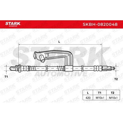 Brake Hose Stark SKBH-0820048 SKBH-0820048 - photo 3