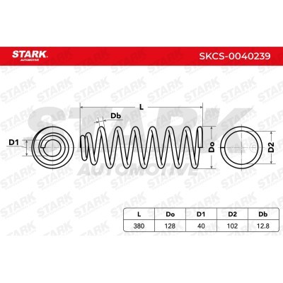 Suspension Spring Stark SKCS-0040239 SKCS-0040239 - photo 6