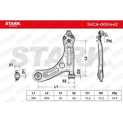Control Arm Stark SKCA-0051442 SKCA-0051442 - photo 7