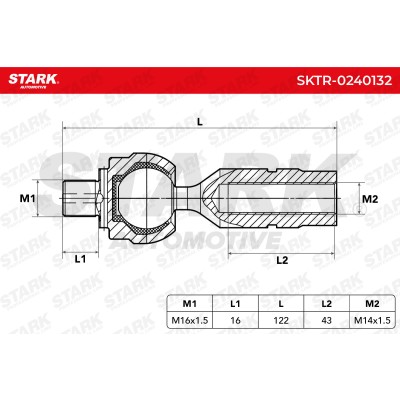 Tie Rod Assembly Stark SKTR-0240132 SKTR-0240132 - photo 8