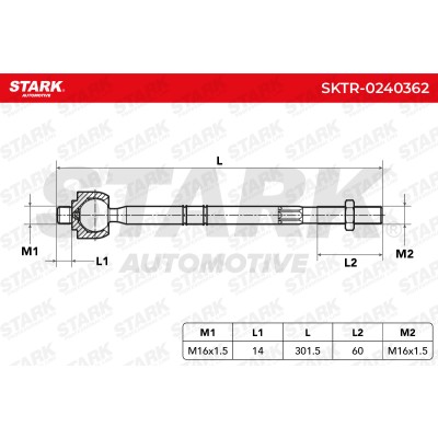 Tie Rod Assembly Stark SKTR-0240362 SKTR-0240362 - photo 7