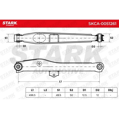 Control Arm Stark SKCA-0051261 SKCA-0051261 - photo 7