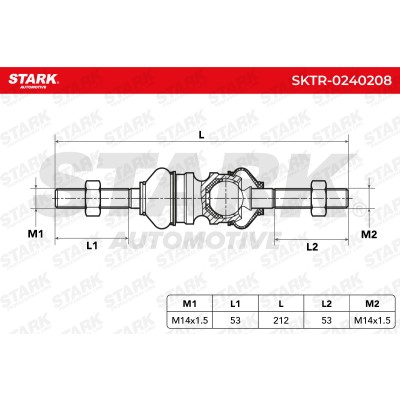 Tie Rod Assembly Stark SKTR-0240208 SKTR-0240208 - photo 6