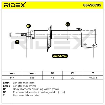 Shock Absorber RIDEX 854S0785 854S0785 - photo 9