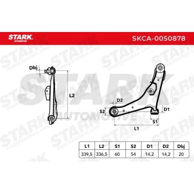 Control Arm Stark SKCA-0050878 SKCA-0050878 - photo 4