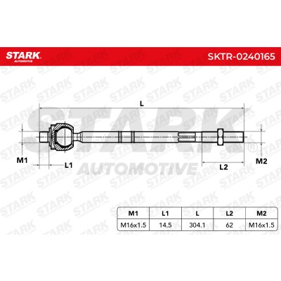 Tie Rod Assembly Stark SKTR-0240165 SKTR-0240165 - photo 7