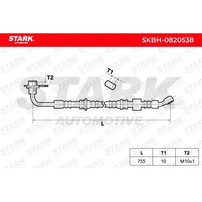 Brake Hose Stark SKBH-0820538 SKBH-0820538 - photo 6