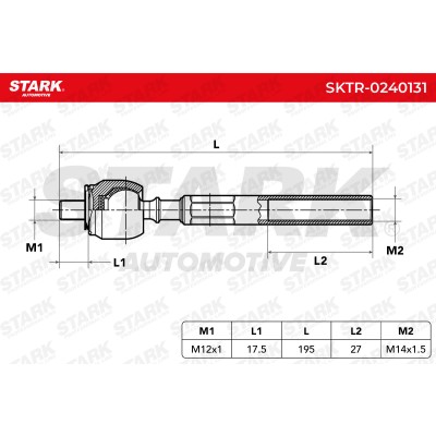 Tie Rod Assembly Stark SKTR-0240131 SKTR-0240131 - photo 6