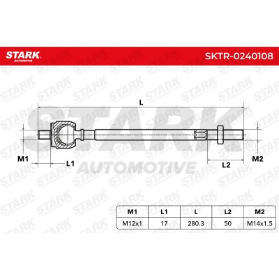 Tie Rod Assembly Stark SKTR-0240108 SKTR-0240108 - photo 5