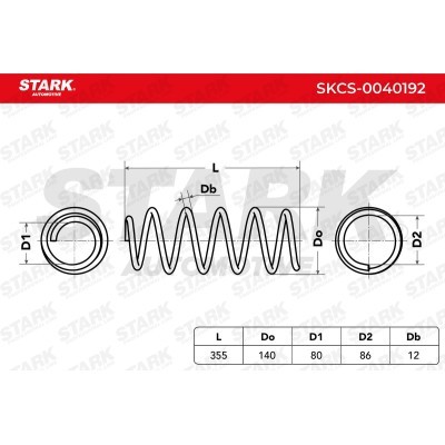 Suspension Spring Stark SKCS-0040192 SKCS-0040192 - photo 4